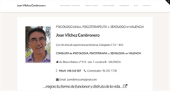 Desktop Screenshot of joanvilchez.com